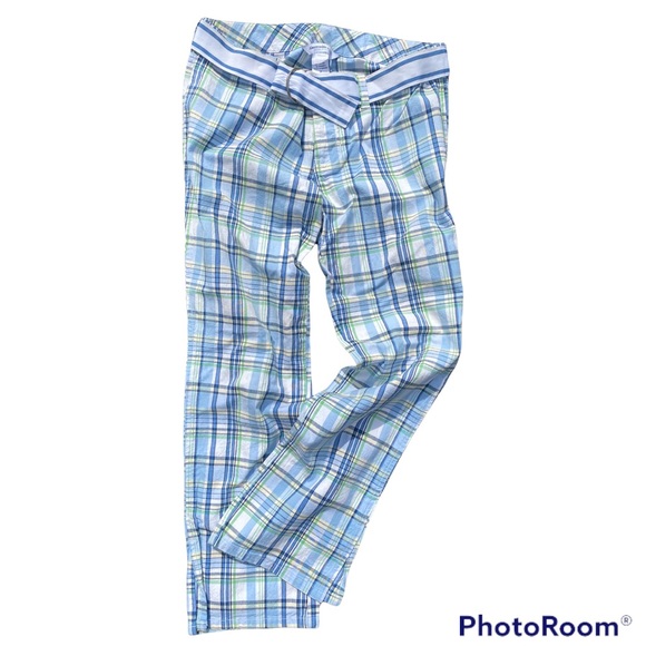 RARE Y2K LOW RISE ANKLE LENGTH PLAID TROUSERS CLASSIC PLAID PANTS ⭐️⭐️⭐️⭐️⭐️ - Picture 4 of 11